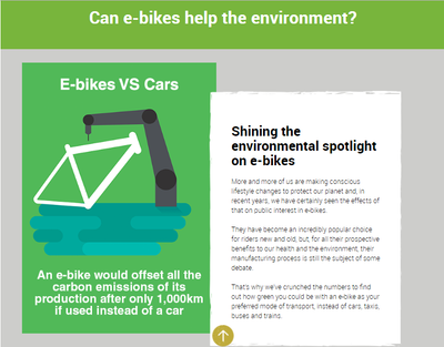 Wie können E-Bikes der Umwelt helfen?